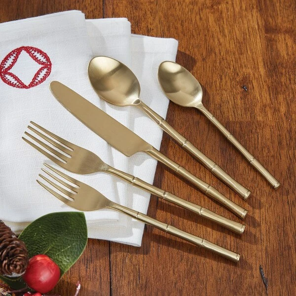 Bamboo Five Piece Place Setting 2 Bamboo Five Piece Place Setting - Image 2