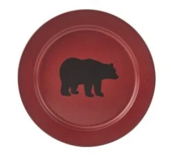 Linville Enamel Bear Dinner Plate -Park Designs Shop 064 650B 01