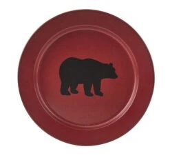 Linville Enamel Bear Dinner Plate -Park Designs Shop 064 650B 01202