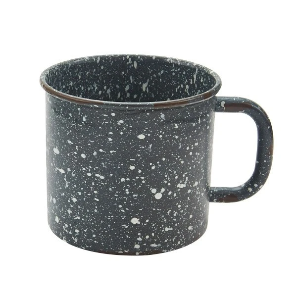 Granite Enamelware Mug - Gray 3 Granite Enamelware Mug - Gray - Image 3