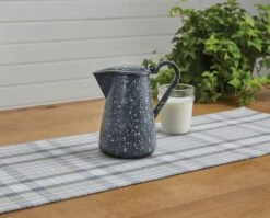 Granite Enamelware Pitcher With Lid - Gray -Park Designs Shop 065 673G 3 01