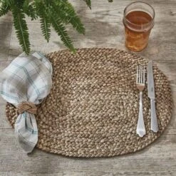 Oval Jute Braided Placemat -Park Designs Shop 101 01 2