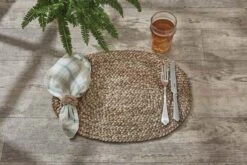 Oval Jute Braided Placemat -Park Designs Shop 101 01 2 01202