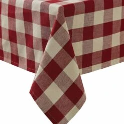 Wicklow Check Tablecloth - Garnet -Park Designs Shop 113 05G 1