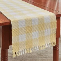 Wicklow Table Runner Yarn 54" L - Yellow