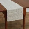 Lace Table Runner - 36"L - Cream