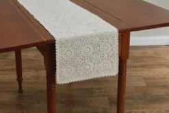 Lace Table Runner - 36"L - Cream