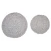 Lace Accent Mats Set Of 2 - Mist