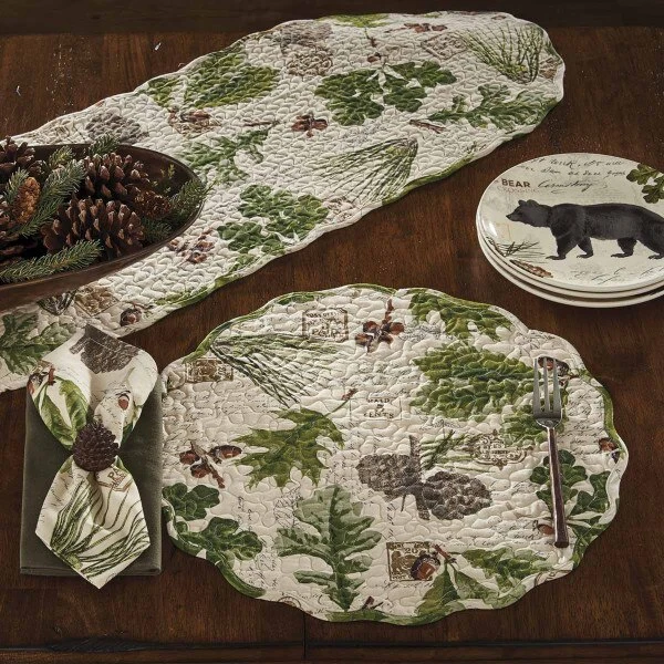 Wildlife Trail Table Runner - 54"L 3 Wildlife Trail Table Runner - 54"L - Image 3