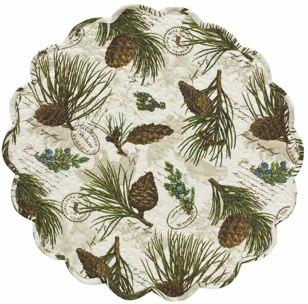 Walk In The Woods Round Placemat 1 Walk In The Woods Round Placemat