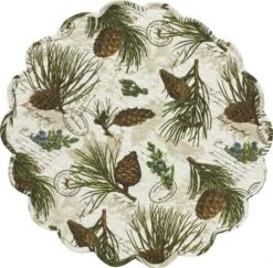 Walk In The Woods Round Placemat 6 Walk In The Woods Round Placemat -Park Designs Shop 157 01 2 01