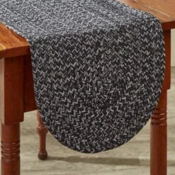 Spice Bin Braided Table Runner 36"L - Pepper