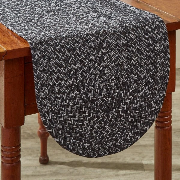 Spice Bin Braided Table Runner 36"L - Pepper 1 Spice Bin Braided Table Runner 36"L - Pepper