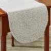 Spice Bin Braided Table Runner 54"L - Sea Salt