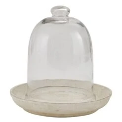 Cream Metal Bell Cloche Base - Medium -Park Designs Shop 20 439 4