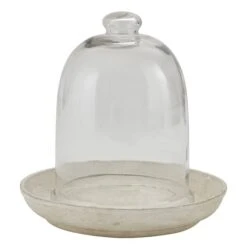Cream Metal Bell Cloche Base - Medium -Park Designs Shop 20 439 4 01