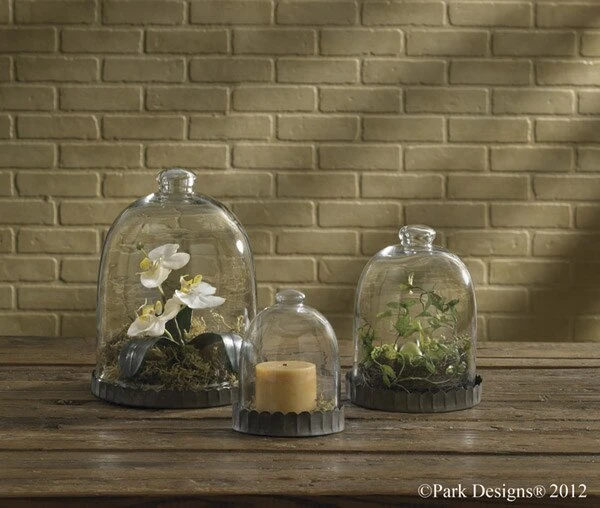 Glass Bell Cloche - 9.5"H 2 Glass Bell Cloche - 9.5"H - Image 2