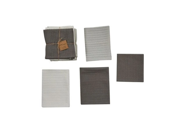 Collin 3 Dishtowel & 1 Dishcloth Set - Solids 2 Collin 3 Dishtowel & 1 Dishcloth Set - Solids - Image 2