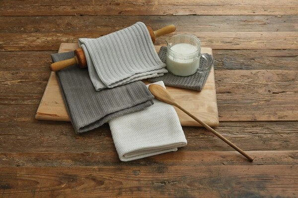 Collin 3 Dishtowel & 1 Dishcloth Set - Solids 1 Collin 3 Dishtowel & 1 Dishcloth Set - Solids