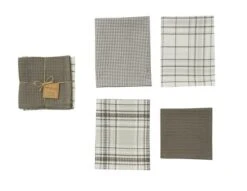 Collin 3 Dishtowel & 1 Dishcloth Set - Multi