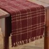 Sturbridge Chindi Table Runner - 36"L - Wine