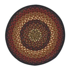 Folk Art Braided Round Placemat