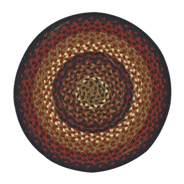 Folk Art Braided Round Placemat 1 Folk Art Braided Round Placemat