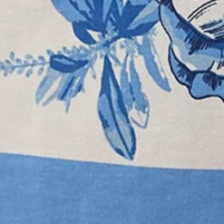 Patricia Heaton Home Florals And Flitters Tablecloth 54" X 54" - Blue -Park Designs Shop 3975 032B 3