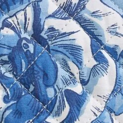 Patricia Heaton Home Florals And Flitters Floral Oven Mitt - Blue -Park Designs Shop 3975 153B 3