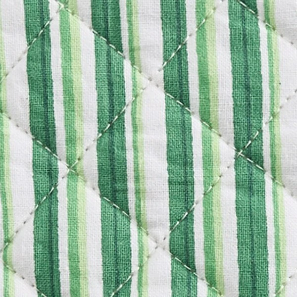 Patricia Heaton Home Florals And Flitters Stripe Oven Mitt - Green 3 Patricia Heaton Home Florals And Flitters Stripe Oven Mitt - Green - Image 3