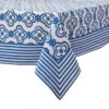 Patricia Heaton Home Geo Tablecloth 54" X 54" - Blue