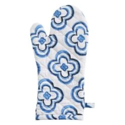 Patricia Heaton Home Geo Oven Mitt - Blue
