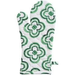 Patricia Heaton Home Geo Oven Mitt - Green