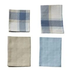 Aviary 3 Dishtowel-1 Dishcloth Set