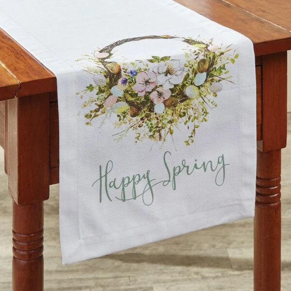 Spring In Bloom Table Runner 54"L 1 Spring In Bloom Table Runner 54"L