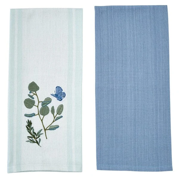 Eucalyptus Greens 2 Dishtowel Set 1 Eucalyptus Greens 2 Dishtowel Set