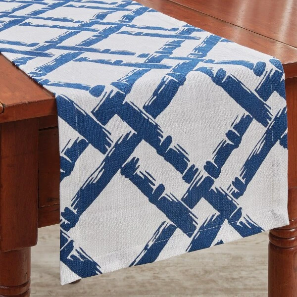 Williamsburg Bamboo Trellis Table Runner 54" L 1 Williamsburg Bamboo Trellis Table Runner 54" L
