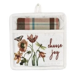 Antiquarian Blooms Pocket Potholder Set