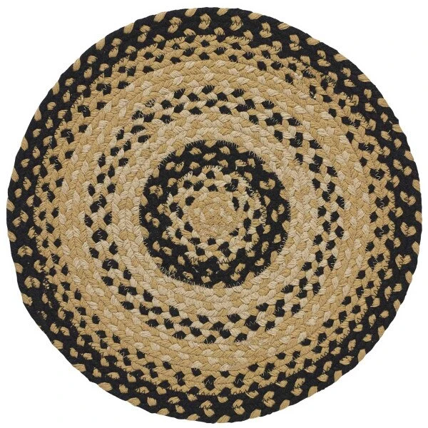 Cornbread Braided Round Placemat 3 Cornbread Braided Round Placemat - Image 3