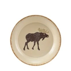 Rustic Retreat Salad Plate - Moose