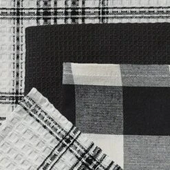 Onyx And Ivory 3 Dishtowel-1 Dishcloth Set -Park Designs Shop 4948 103 3