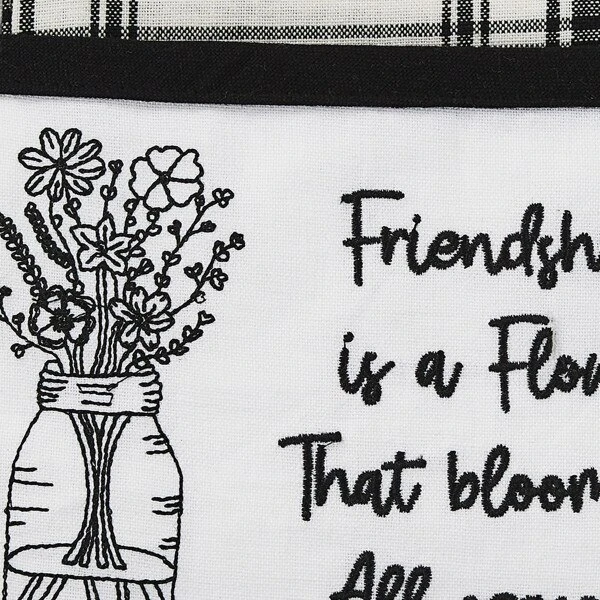 Friendship Is Flower Pocket Potholder Set 2 Friendship Is Flower Pocket Potholder Set - Image 2