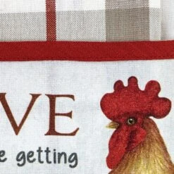 Live Like You're Fried Pocket Potholder Set 5 Live Like You're Fried Pocket Potholder Set -Park Designs Shop 4973 152 3