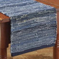 Indigo Chindi Table Runner - 36"L -Park Designs Shop 527 12 1