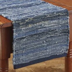 Indigo Chindi Table Runner - 36"L