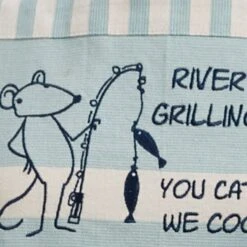 River Runner Stripe River Rats Apron -Park Designs Shop 5997 190 6