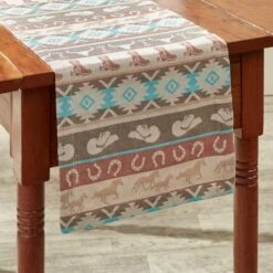 Ranch Jacquard Table Runner 36"L