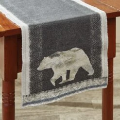 Into The Woods Bear Table Runner 54"L