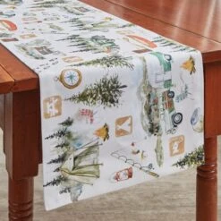 Camping Table Runner 54" L