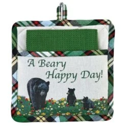 Happy Trails Pocket Potholder Set